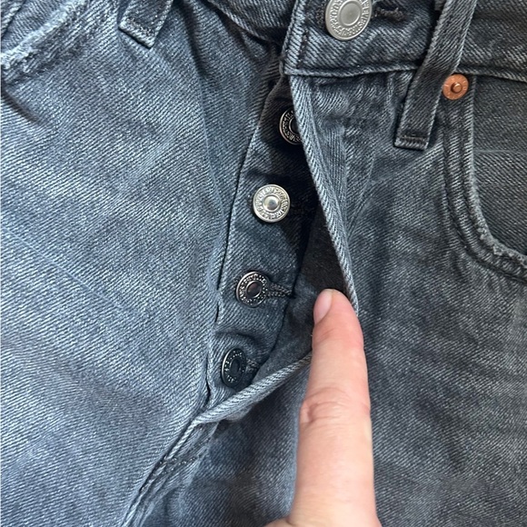 Levi’s 501® ORIGINAL FIT HIGH RISE SHORTS Denim Jean Casual Summer 26 - Picture 4 of 12